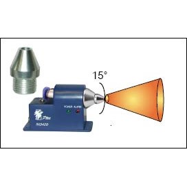 Transforming Technologies N0010 - Standard Output Nozzle Tip for IN3425 Ptec™ Ionizing Air Nozzle - 15-Degree