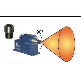 Transforming Technologies N0020 - Wide-Angle Output Nozzle Tip for IN3425 Ptec™ Ionizing Air Nozzle - 90-Degree