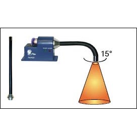 Transforming Technologies N0050-12 - Flexible Output Nozzle for IN3425 Ptec™ Ionizing Air Nozzle - 15-Degree - 12" Tip