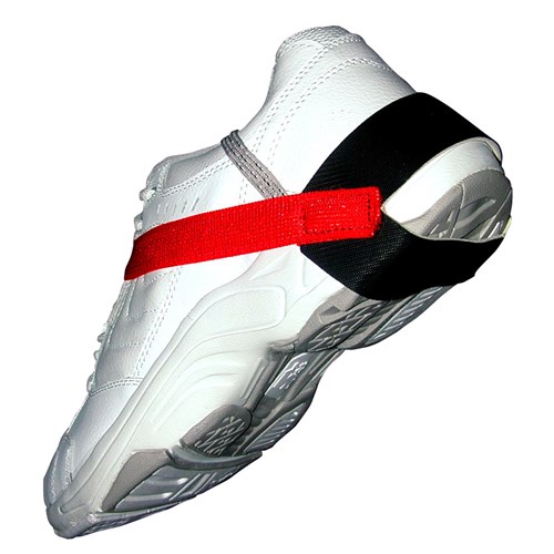 Transforming Technologies HG1360R - Stretch Hook & Loop Velcro Heel Grounder - 1 Meg - Red Loop