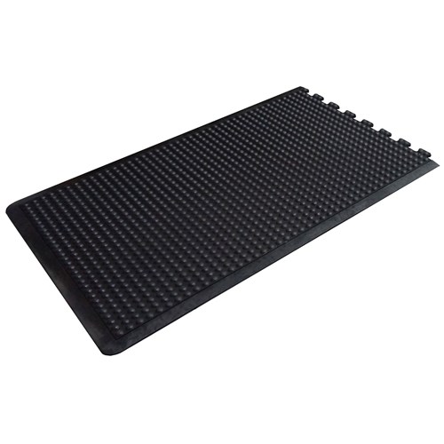 Transforming Technologies FM53X4EP - Comfort Dome ESD-Safe Anti-Fatigue Interlocking Mat - End Piece - 3' x 4'