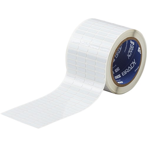 Brady THT-1-797-10 High Temperature Glossy 2 mil Polyimide Labels - 0.25 x 0.75 - 10000/RL QTY/Row 4