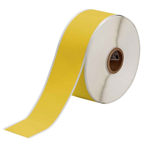 Brady THT-105-437-YL-SC B-437 THT Label - 1.500" x 300' (38.10 mm x 91.44 m) - Yellow - 1/RL