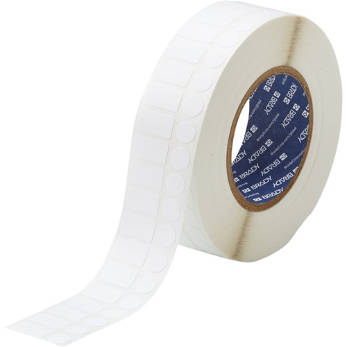 Brady THT-126-499-3 B-499 THT Label - 0.900" x 0.500" w/0.500" Diameter (22.86 mm x 12.70 mm) - 3000/RL