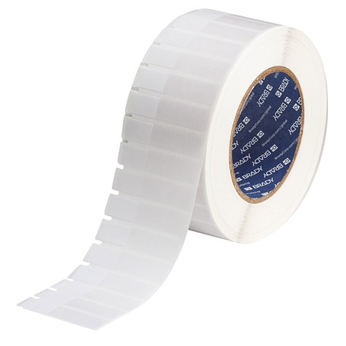 Brady THT-127-427-3 Label,Vinyl, Self-Lam,2.20"Wx .50"H,0.75"write-on area,3K/RL