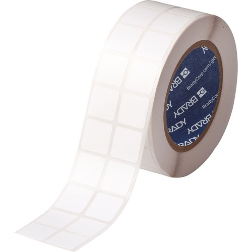 Brady THT-141-488-3 B-488 THT Label - 0.900" x 0.900" (22.86 mm x 22.86 mm) - 3000/RL