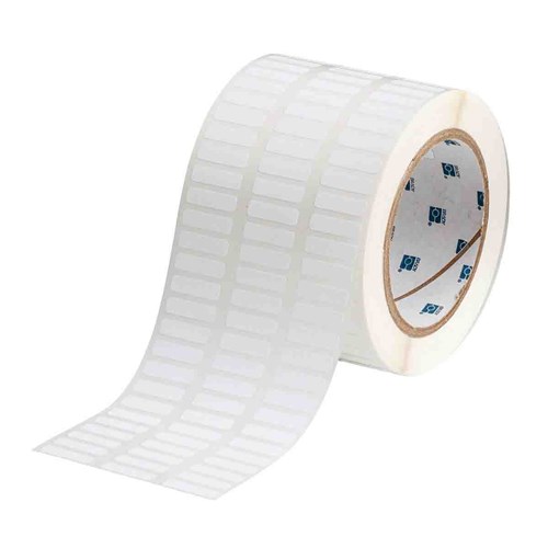 Brady THT-2-488-10 ThermaTab Label .90 x .25 - Wht Matte - 10k/roll