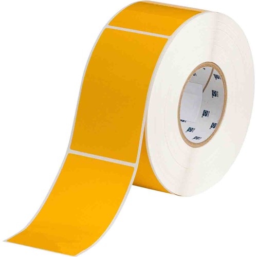 Brady THT-20-423-1-YL B-423 THT Label - 3.000" W x 5.000" H (76.20 mm W x 127.00 mm H) - Yellow - 1000/RL