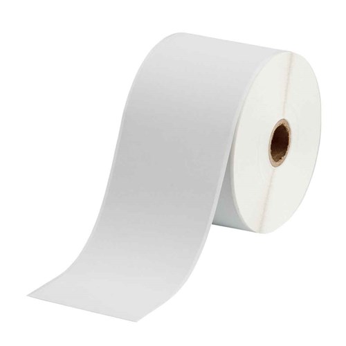 Brady THT-21-437-SC B-437 THT Label - 3.000" x 300' (76.20 mm x 91.44 m) - Clear/White - 1/RL