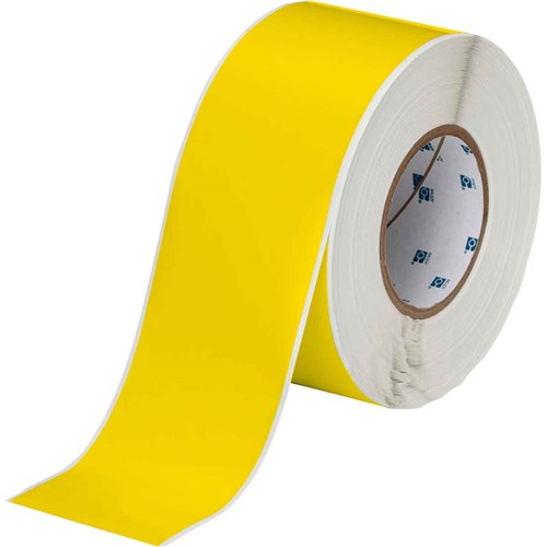 Brady THT-21-8591-YL B-8591 THT Label - 3" x 300' - Yellow - 1/RL