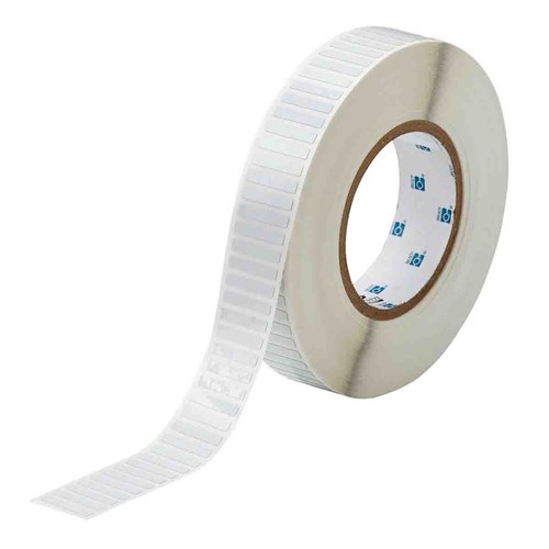 Brady THT-42-717-10 B-717 3" Core Electrostatic Dissipative 2 mil Polyimide Labels  - 0.187" H x 1" W - White - 10000/Roll