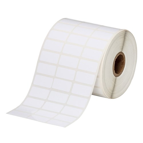 Brady THT-5-483-5-SC B-483 THT Label - 1.000" x 0.500" (25.40 mm x 12.70 mm) - Clear/White - 5000/RL