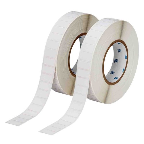 Brady THT-59-719-10 B-719 3" Core Matte Electrostatic Dissipative 1 mil Polyimide Labels  - 0.5" H x 1" W - White - 2/Roll