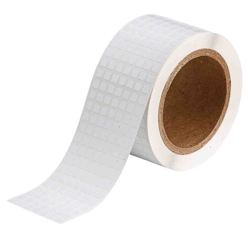 Brady THT-70-473-20 ThermaTab label .25 x .25 Polyester - 20k/roll