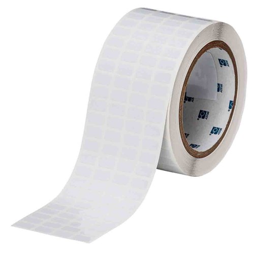 Brady THT-96-473-10 .5"W x .275"H Thermal Transfer Label - B473 White Static