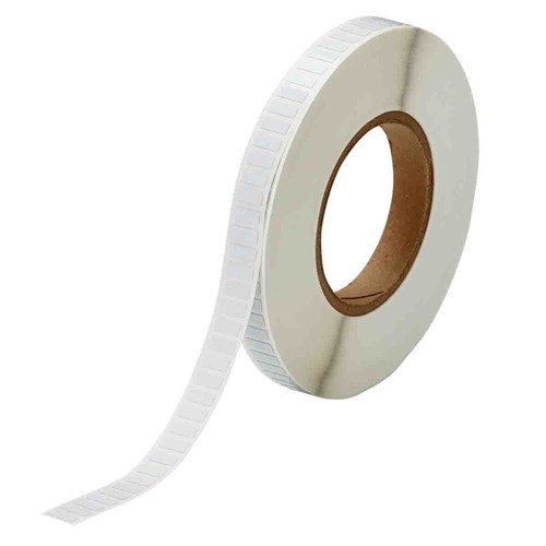 Brady THT-97-717-10 B-717 3" Core Electrostatic Dissipative 2 mil Polyimide Labels  - 0.2" H x 0.5" W - White - 10000/Roll