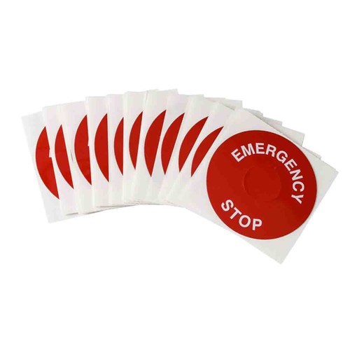 Brady THTEP-197-593RD B-593 THT Label - 3.5" Diameter (88.9 mm Diameter) - Red - 25/PK