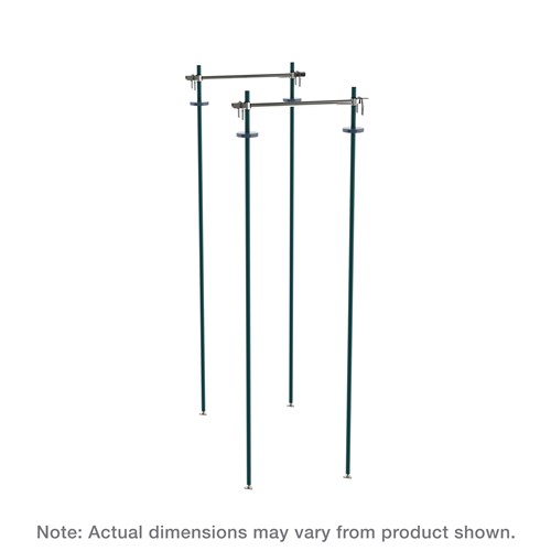 InterMetro Industries (Metro) TTA18K3 - Super Erecta Top-Track® High-Density Storage - Stationary Intermediate Unit Kit - Fits 18" Shelf Width - MetroSeal Green