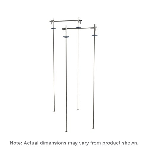 InterMetro Industries (Metro) TTA18S - Super Erecta Top-Track® High-Density Storage - Stationary Intermediate Unit Kit - Fits 18" Shelf Width - Stainless Steel