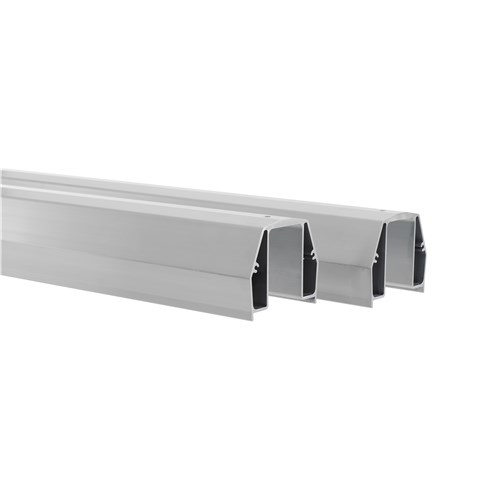 Metro TTS2.5NA Top-Track Overhead Shelving Track Set - 4.724" x 30" x 3.875" - Silver - 2/Set