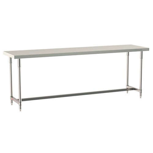 InterMetro Industries TWS2496SI-304-S TableWorx Stationary 24" x 96 " - 304 Surface - Stainless Steel I-Frame - All Stainless Steel Finish