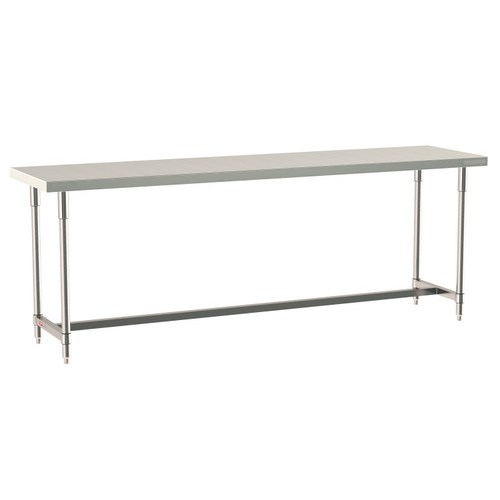 InterMetro Industries TWS2496SI-316-S TableWorx Stationary 24" x 96 " - 316 Surface - Stainless Steel I-Frame - All Stainless Steel Finish