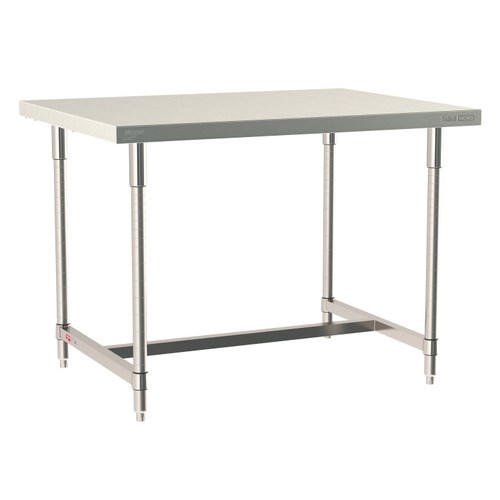 InterMetro Industries TWS3648SI-316-S TableWorx Stationary 36" x 48 " - 316 Surface - Stainless Steel I-Frame - All Stainless Steel Finish