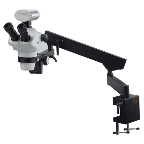 Unitron 13137 - Z850 Series Trinocular Zoom Stereo Microscope - Flexible Arm Stand