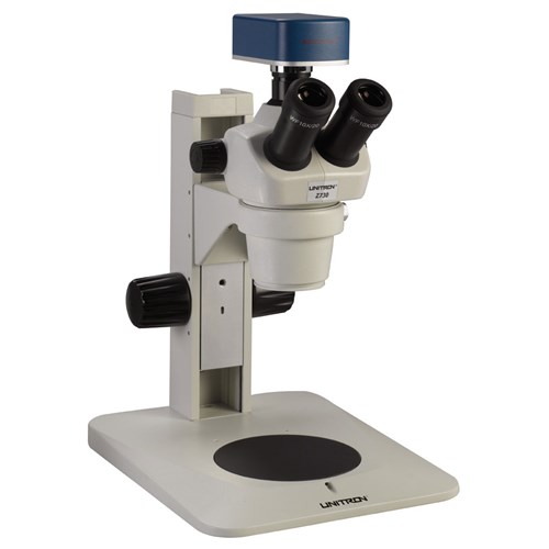 Unitron 13230 - Z730 Series Trinocular Zoom Stereo Microscope - Plain Focusing Stand