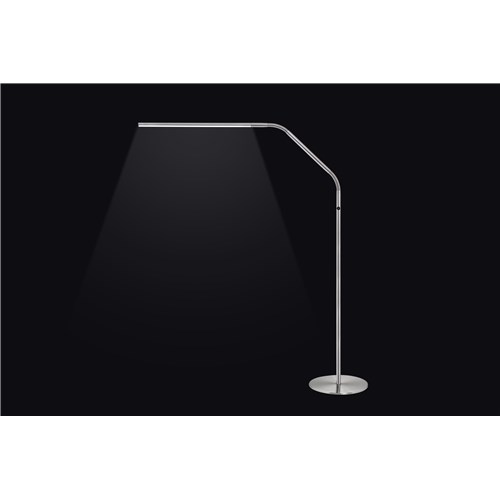 Daylight U35118 Slimline 3 Floor - LED Light - 1065lm - Brushed Steel