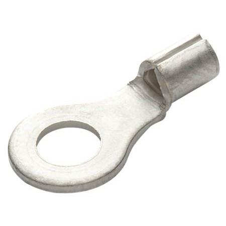 Eclipse 902-407-10 - Non-Insulated Ring Terminal - 22-16AWG - #4 Stud Size - Brazed Seam - 10/Pack