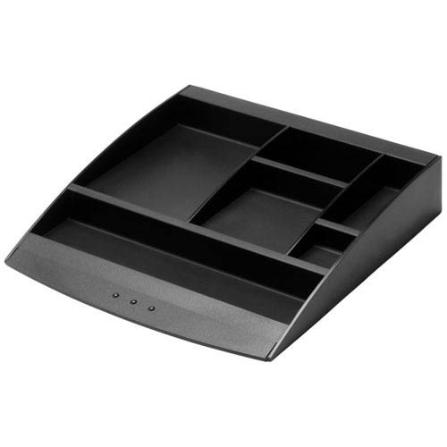 Workrite Ergonomics 95208-B - Accessory Tray for Sierra Privacy Panel/Tool Bar - 10" x 9.5" x 2" - Black