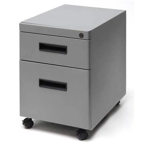 Workrite Ergonomics 800S - Mobile Pedestal - 15.25" x 21.375" x 21.875" - Silver