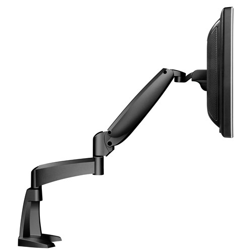 Workrite Ergonomics PA1000-B - Poise Arm w/C-Clamp & Grommet Mount - 23.25" Reach - Graphite