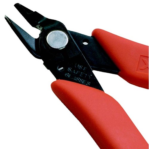 Xuron 410F - Micro-Shear® Flush Cutter w/Lead Retainer - Flush - 4.86"