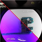 Aven Tools 26505-ESL-XL5-UV - Mighty Vue Pro 5D Magnifying Lamp w/UV and White LEDs -ESD Safe