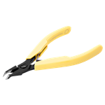 Lindstrom 8249 - Long Precision 45° Tapered & Relieved Head Oblique Cutter - 0.2 mm-0.8 mm  - S Head Size - Flush - 4.63" L