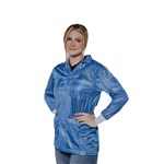 Transforming Technologies JKC 9029LB - 9010 Series ESD Lab Jacket - Collared - Knit Cuff - Light Blue - 5X-Large