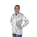 Transforming Technologies JKC 9027WH - 9010 Series ESD Lab Jacket - Collared - Knit Cuff - White - 3X-Large