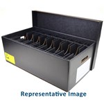 Conductive Containers (CCI)  4204-1 Corstat Tote Series - Box Dimensions 21.5" x 18.5" x 4.25" - 5 BX/CS