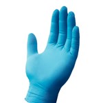 Safety Zone Gloves GNPR-XL-1M - Powder Free - Nitrile - Blue -6 mil - X-Large - 100/BX