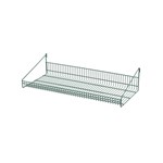 InterMetro Industries GS1436K3 SmartWall Grid Shelf with Retaining Ledge - Metroseal Green Epoxy - 14" x 36"