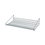 InterMetro Industries GS1836K3 SmartWall Grid Shelf with Retaining Ledge - Metroseal Green Epoxy - 18" x 36"