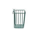 InterMetro Industries H209K3 Storage Basket for Super Erecta Wire Shelving and SmartWall Wall Shelving - Metroseal Green Epoxy - 13.375" x 5" x 7"