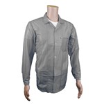 Transforming Technologies JKC9025SPGY - 9010 Series ESD Jacket - 3/4ths Length - Lapel Collar - Snap Cuff - Gray - X-Large