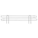 InterMetro Industries L24N-4C Super Erecta 4" High Stackable Ledge for Wire Shelving - Chrome - 24"