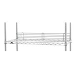 InterMetro Industries L36N-4C Super Erecta 4" High Stackable Ledge for Wire Shelving - Chrome - 36"