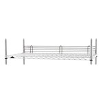 InterMetro Industries L42N-4C Super Erecta 4" High Stackable Ledge for Wire Shelving - Chrome - 42"