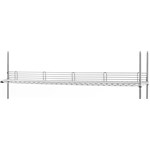 InterMetro Industries L72N-4C Super Erecta 4" High Stackable Ledge for Wire Shelving - Chrome - 72"