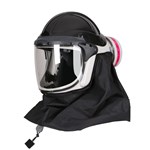 Gentex PR05802-G-0A2-NBC PF50 ESM+ Bump Cap Grey - HE Filter - Internal Switch Only - Integrity 1800 Single Bib Neck Cape - Battery Charger Not Included